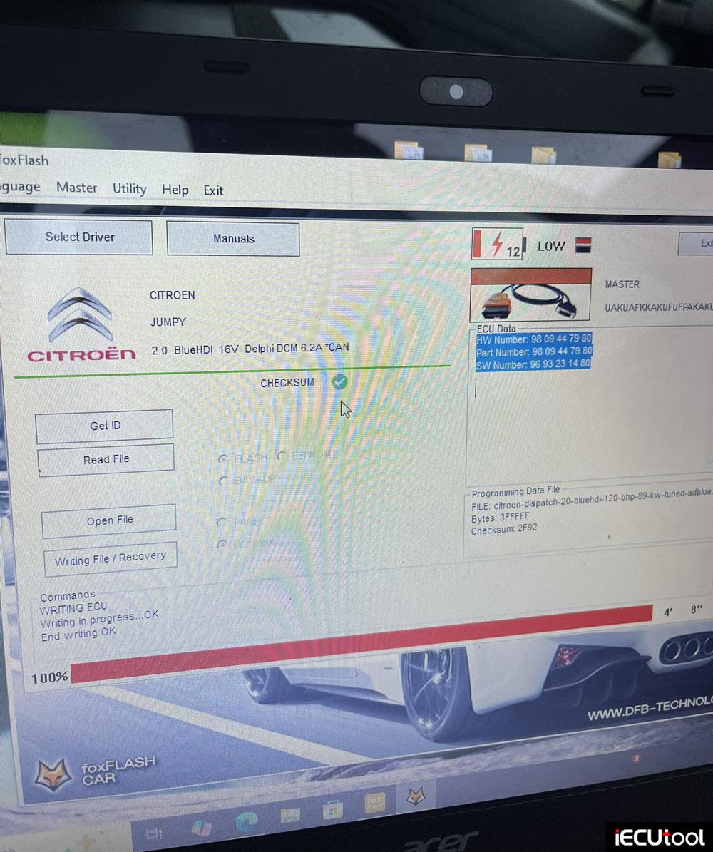 Foxflash-2019-Citroen-dcm6.2a