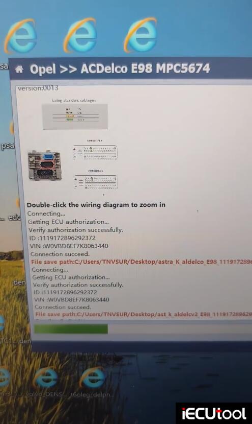 cg fc200 opel read e98 6