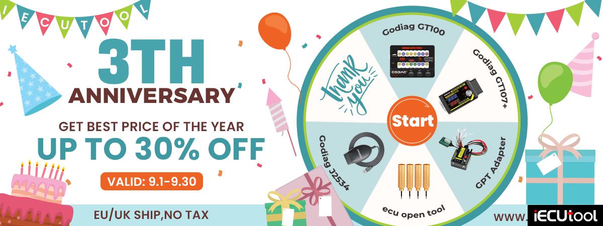 iecutool 3rd anniversary sale 1