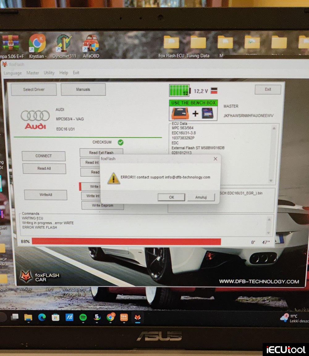 foxflash-fail-to-write-edc16u31-ecu