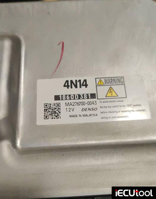 Foxflash Mitsubishi l200 4N14 ecu pinout 1 Foxflash Mitsubishi l200 4N14 ecu pinout 1