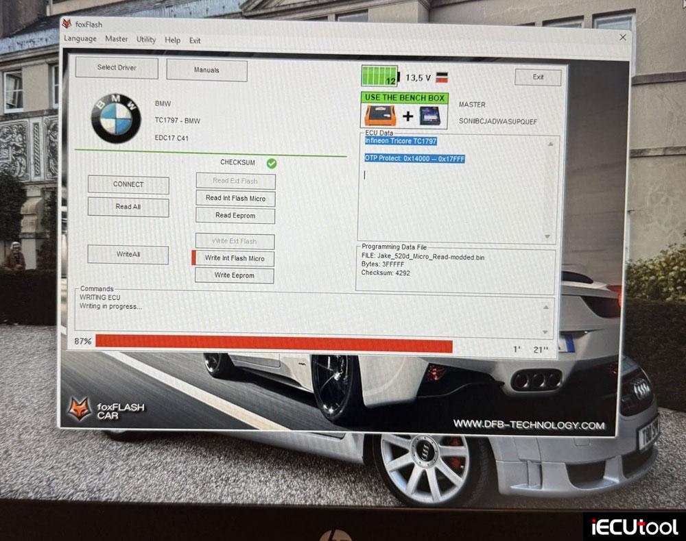 foxflash BMW 520d EDC17C41 5