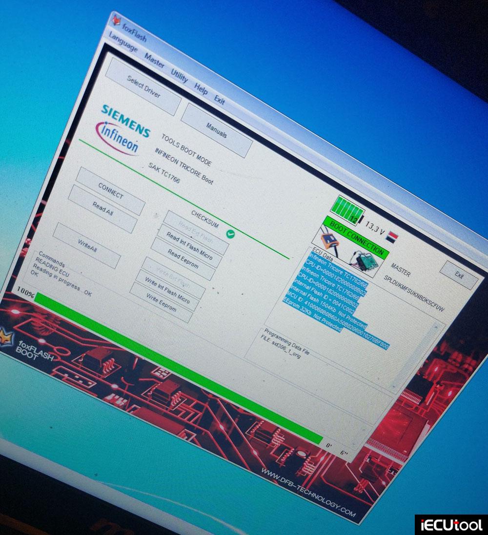 foxflash clone renault sid306 ecu 2