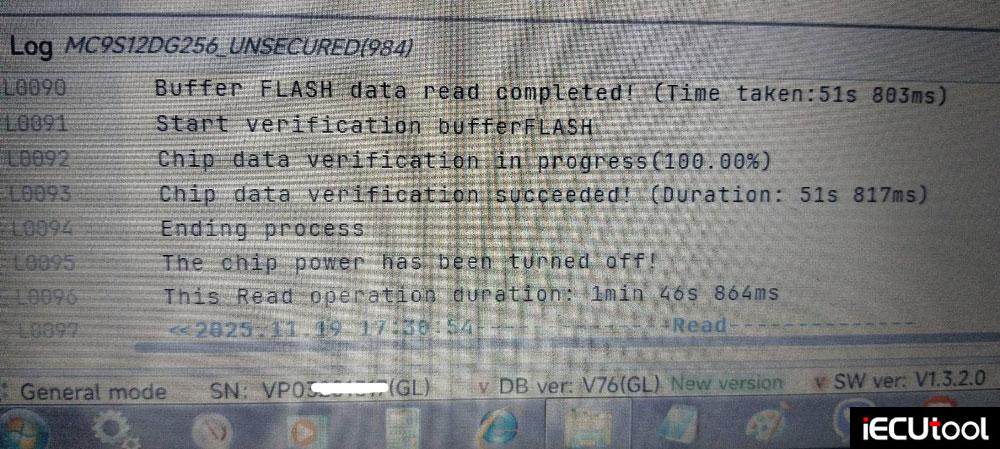 xhorse multi prog read MASERATI bcm 5