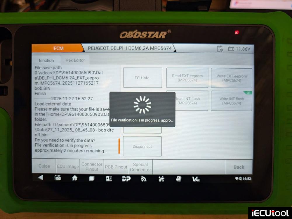 OBDSTAR G3 Peugoet DCM6
