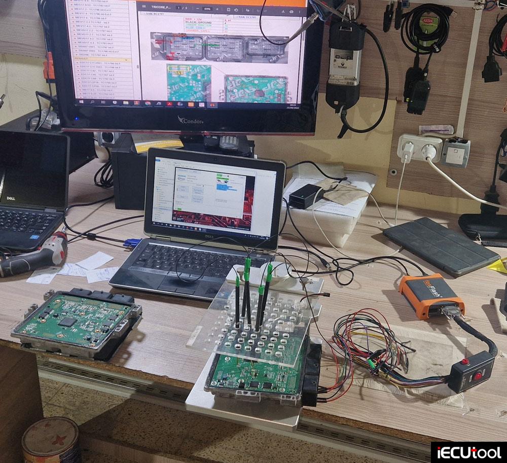 foxflash clone peugeot sid807evo 1