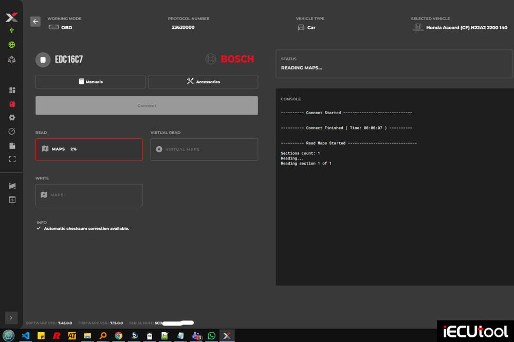 Flex cannot read EDC16C7 ECU ID