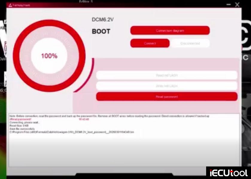 formulaflash vw dcm6 2v in boot 6