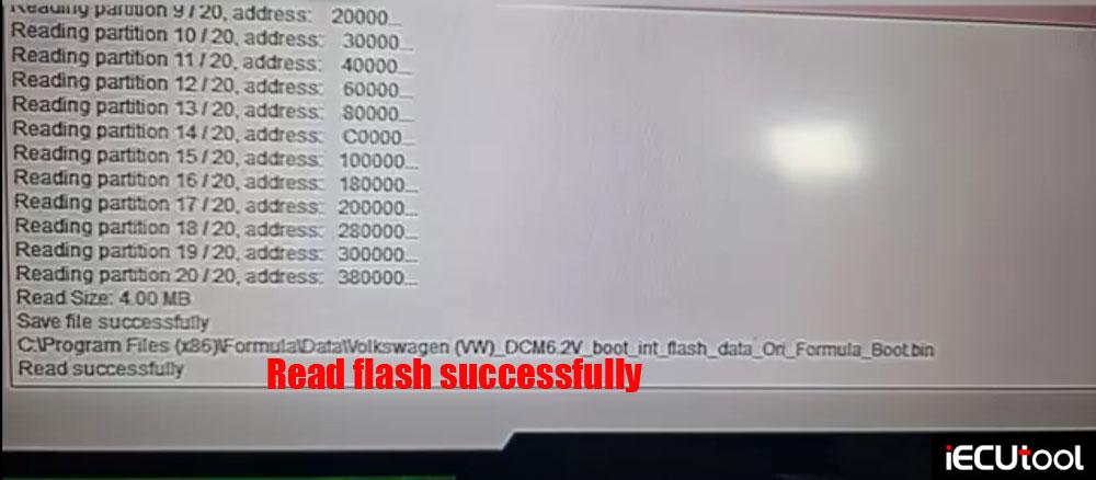 formulaflash vw dcm6 2v in boot 9