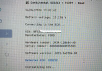 autotuner read 2019 ford transit sid212 ecu 1