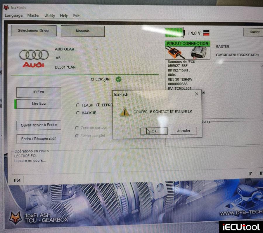 foxflash dl501 gearbox 2