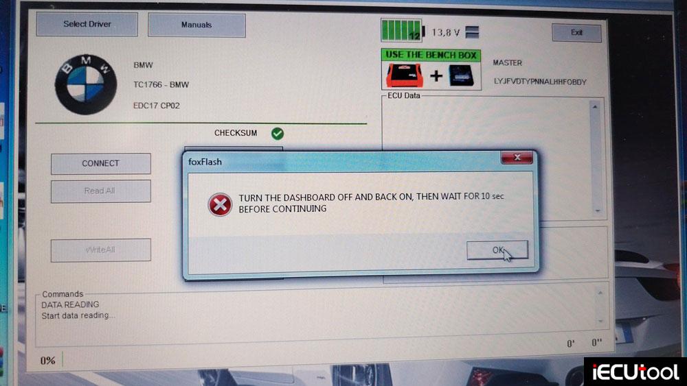 foxflash edc17 bench not working 1