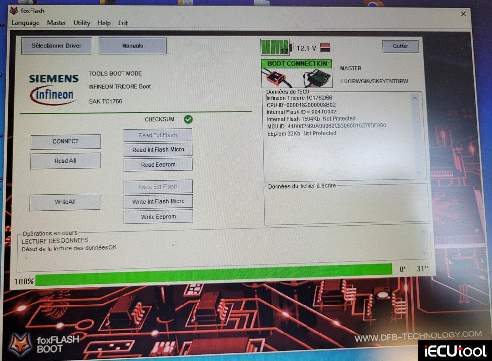 Foxflash PSA MED17 4 ecu 4