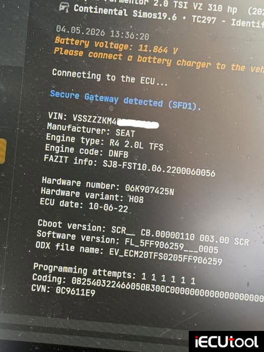 autotuner simos 19.6 gateway detected