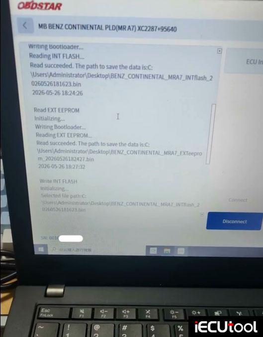 obdstar ecu master read benz pld MRA7 HD ecu 5