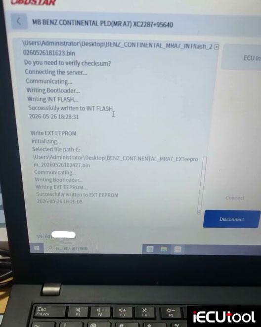 obdstar ecu master read benz pld MRA7 HD ecu 6