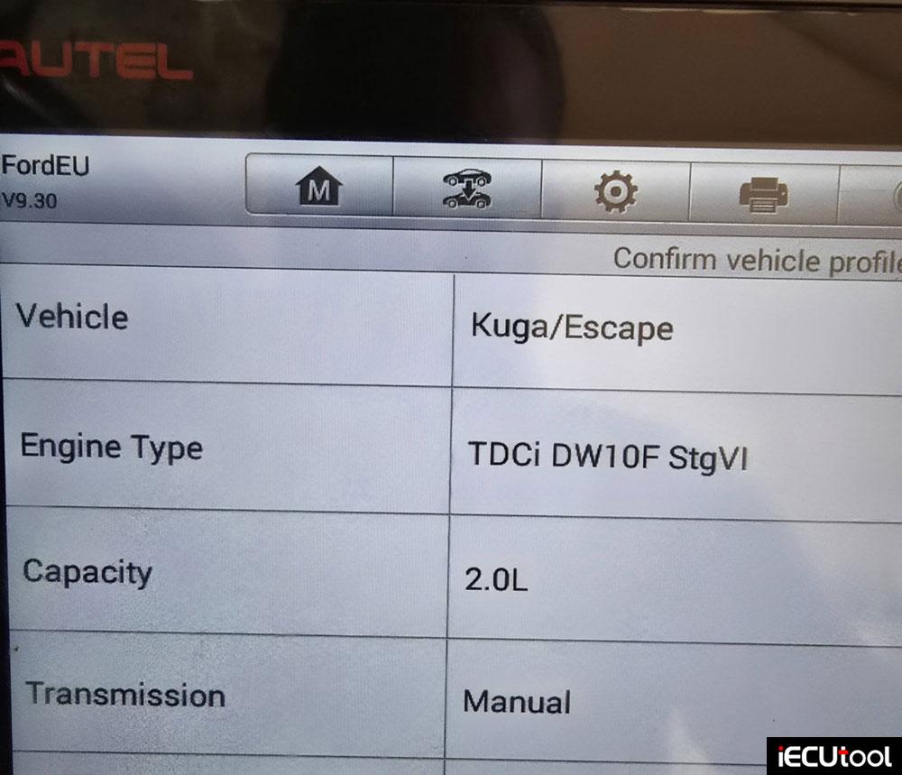 foxflash Ford Kuga 2016 dcm6.1 ecu 1