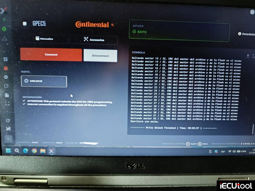 Flex unlock gpec5 3