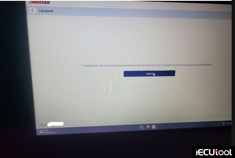 obdstar ecu master upload log 2