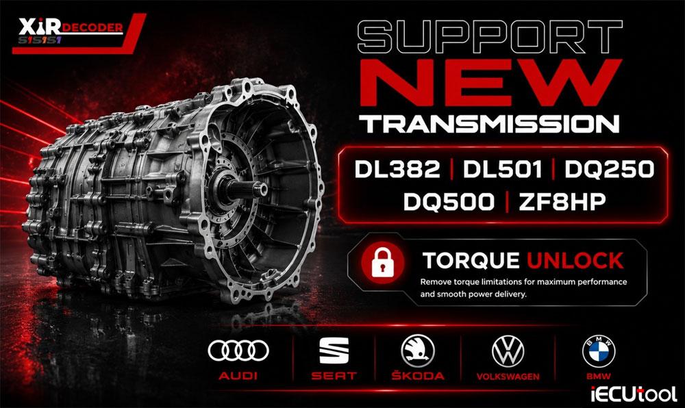 xirdecoder adds gearbox torque unlock