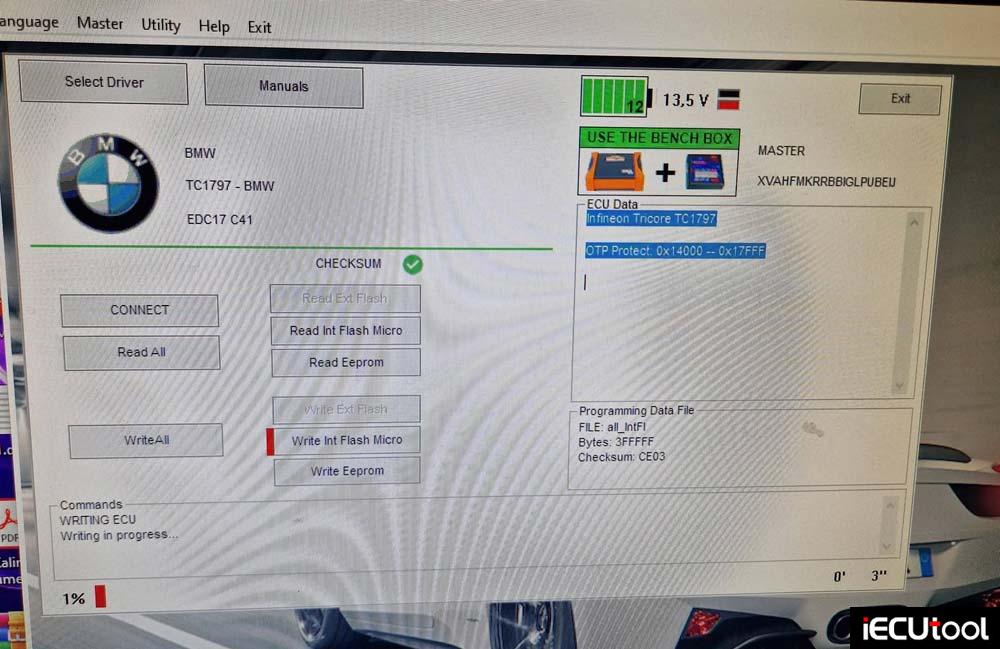 foxflash clone edc17c41 ecu 4