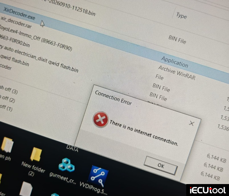 XirDecoder no internet connection 1