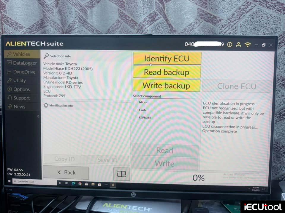 kess3 recover Denso 89661 26m80 ecu 5